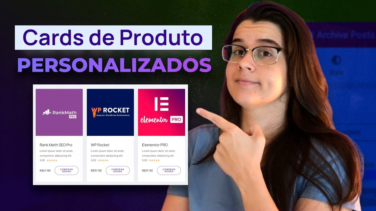Como Criar Cards De POSTS Ou PRODUTOS No Elementor Pro Elementor Custom Skin Páginas Na Prática