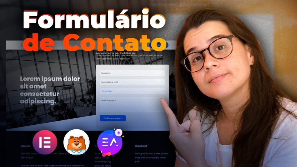 Formulário de Contato sem Elementor PRO